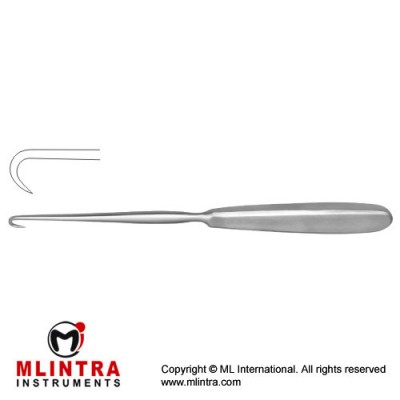 Volkmann Retractor 1 Sharp Prong - Hollow Handle Stainless Steel, 21.5 cm - 8 1/2"